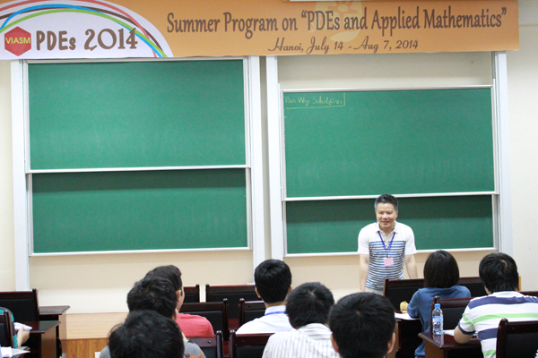 Summer Program on “PDEs and Applied Mathematics” has opened